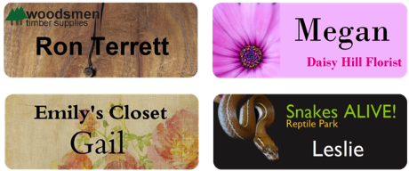 Name badges